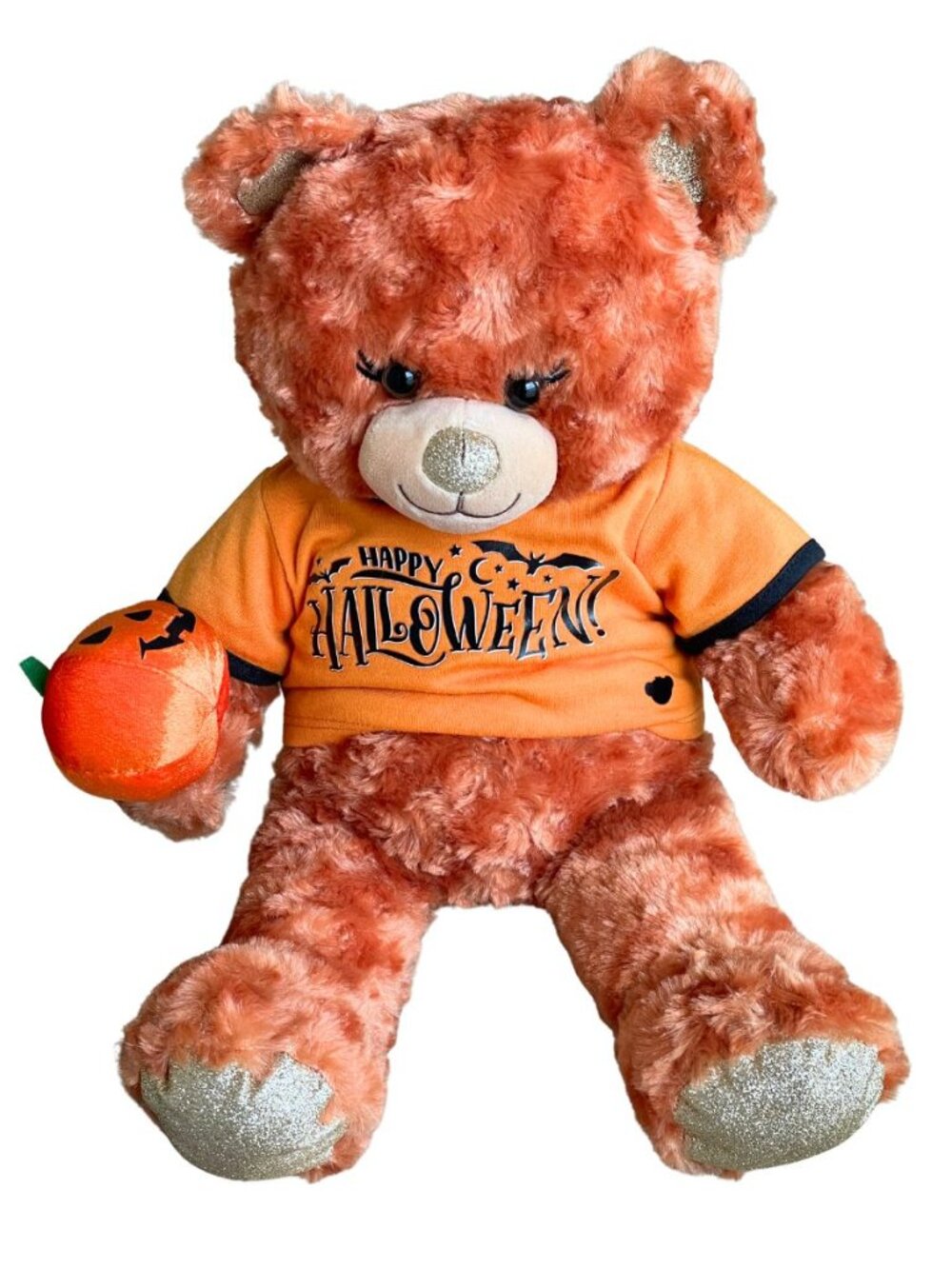Entire Closet $5! Build A Bear Pumpkin Sparkle Teddy Happy Halloween